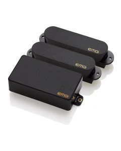 EMG SA/SA/89 HSS Pickup Set for Fender Stratocaster/Strat Guitar, Black