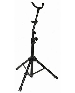 Stageline SAX-34 Black Tubular Alto/Tenor Upright Saxophone/Sax Stand