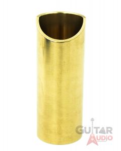 The Rock Slide, Polished Brass Guitar Slide, Medium