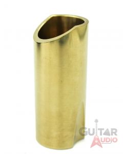 The Rock Slide, Polished Brass Guitar Slide, Large