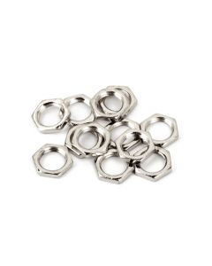 (12) Genuine Fender CTS Pot/Potentiometer Mounting Guitar Hex Nut, Nickel