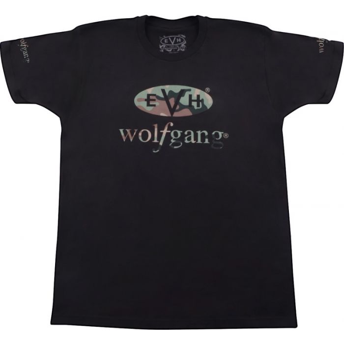 EVH Eddie Van Halen Wolfgang Camo T-Shirt, Black, XXL (2XL) 022-2667-606