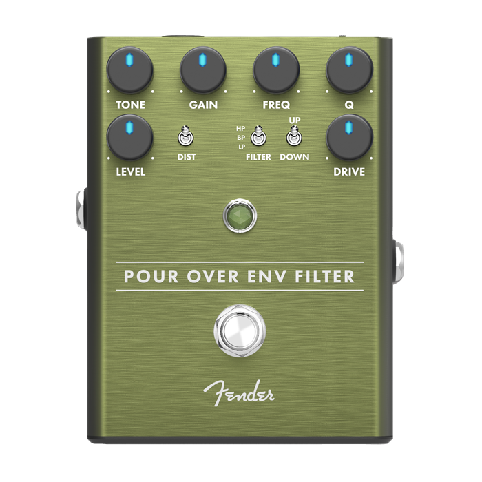 Fender Pour Over Envelope Filter Analog Guitar Effects Stomp Box Pedal