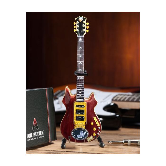 AXE HEAVEN Official Jerry Garcia Tiger Tribute MINIATURE Guitar Display Gift