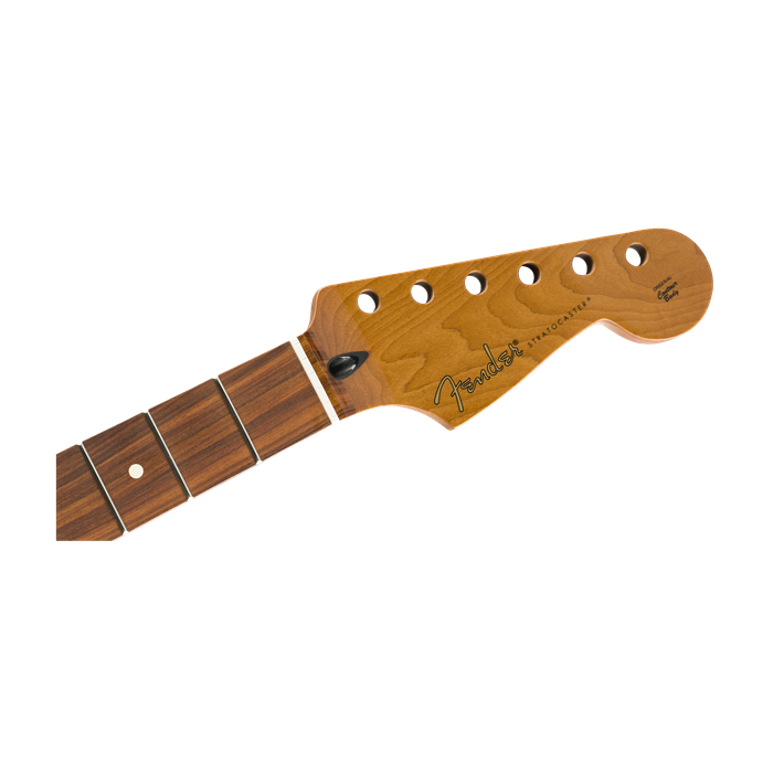 Genuine Fender ROASTED MAPLE Strat Neck, 22 Jumbo Frets/12"/Pao Ferro/Flat Oval