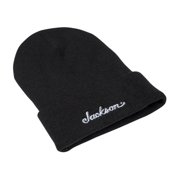 Jackson Guitars Logo Beanie Hat, Black, One Size fits Most