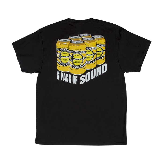 Charvel Guitars 6 Pack of Sound  Men's T-Shirt Gift, Black, S (SMALL)