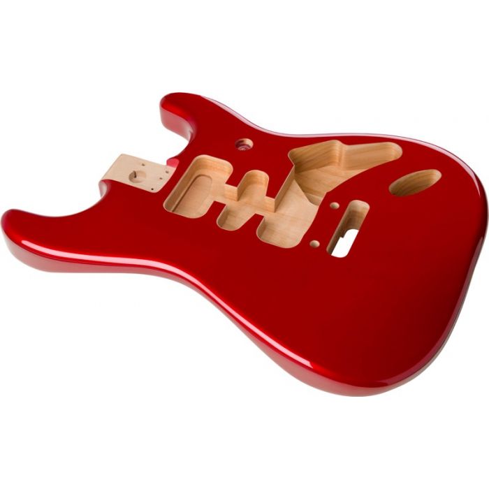 Genuine Fender Deluxe Series Stratocaster HSH Body Modern Bridge CANDY APPLE RED