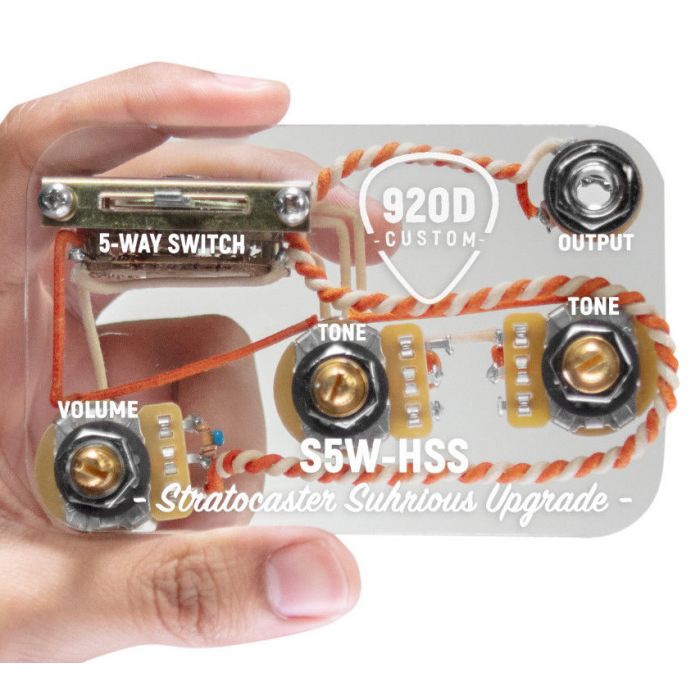 920D Custom S5W-HSS 5-Way Super Switch Wiring Harness for H/S/S S-Style Guitars
