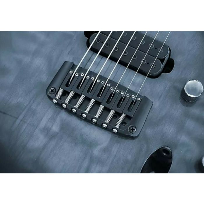 Hipshot Ibanez Gibraltar Replacement Hi-Mass Bridge 7-String, BLACK 4IBG07B