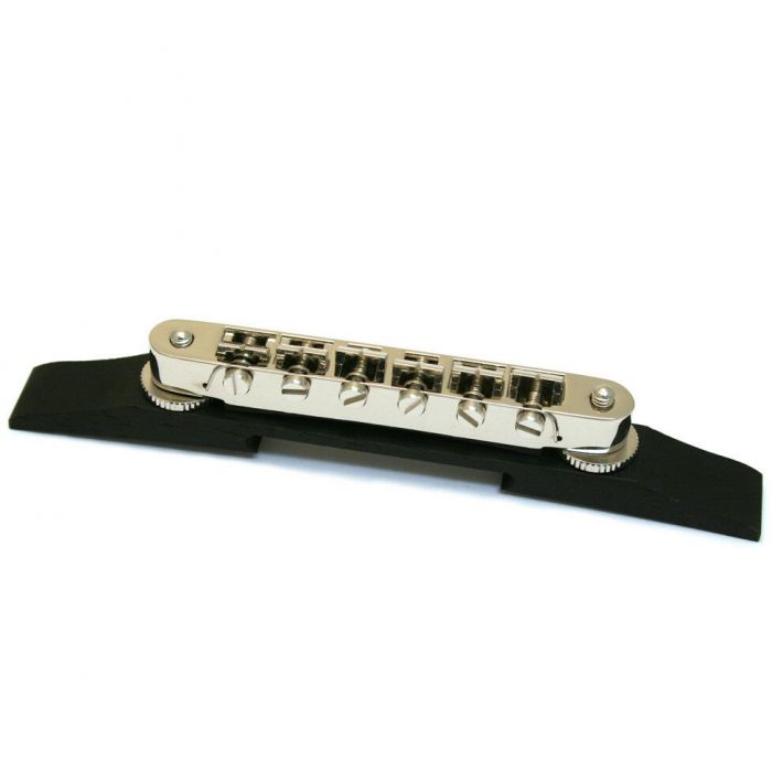 Genuine Gretsch Nickel-Ebony Adjusto-Matic II AOM Guitar Bridge 006-0884-000