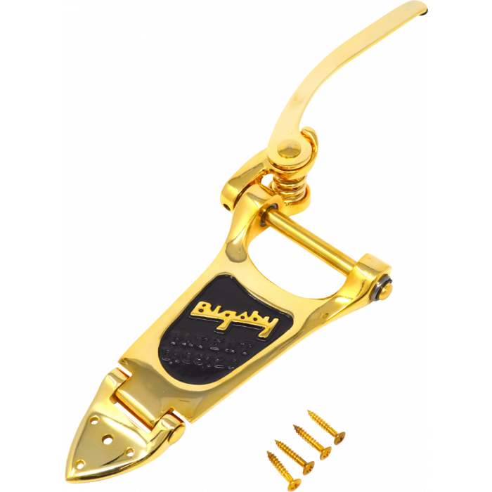Bigsby B3 B3GLH Vibrato/Tremolo Tailpiece, LEFT-HANDED, GOLD