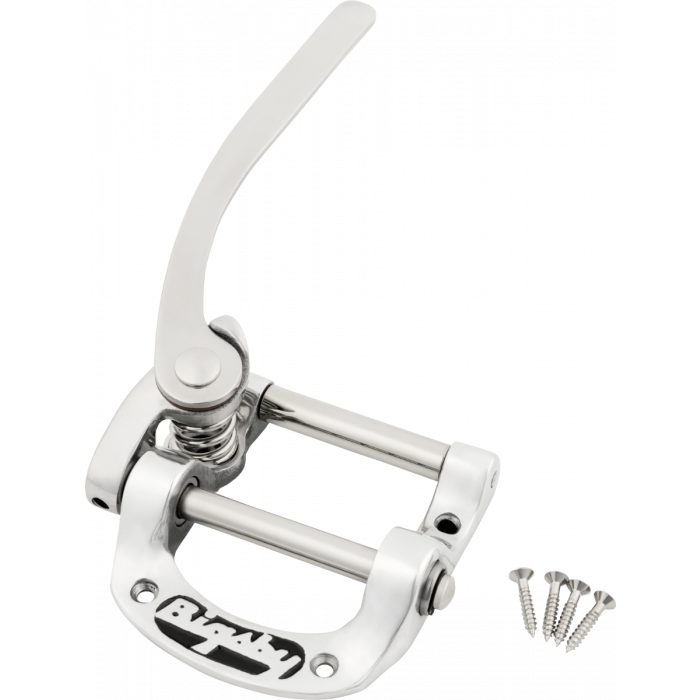 Bigsby B5LH Vibrato/Tremolo Tailpiece, LEFT-HANDED, Polished Aluminum Chrome