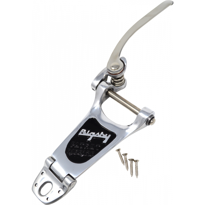 Bigsby B3LH Vibrato/Tremolo Tailpiece, LEFT-HANDED, Polished Aluminum Chrome