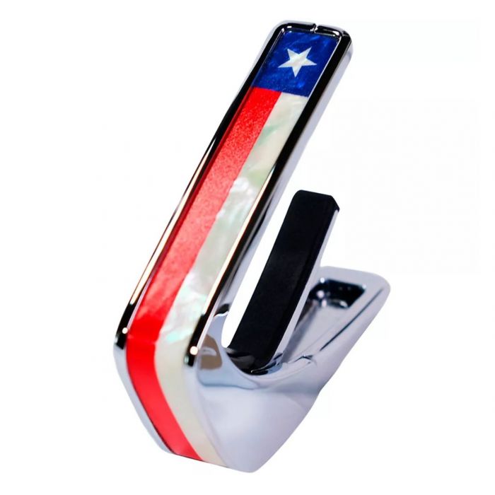 Thalia Deluxe Series Guitar Capo - Texas Lone Star, Chrome