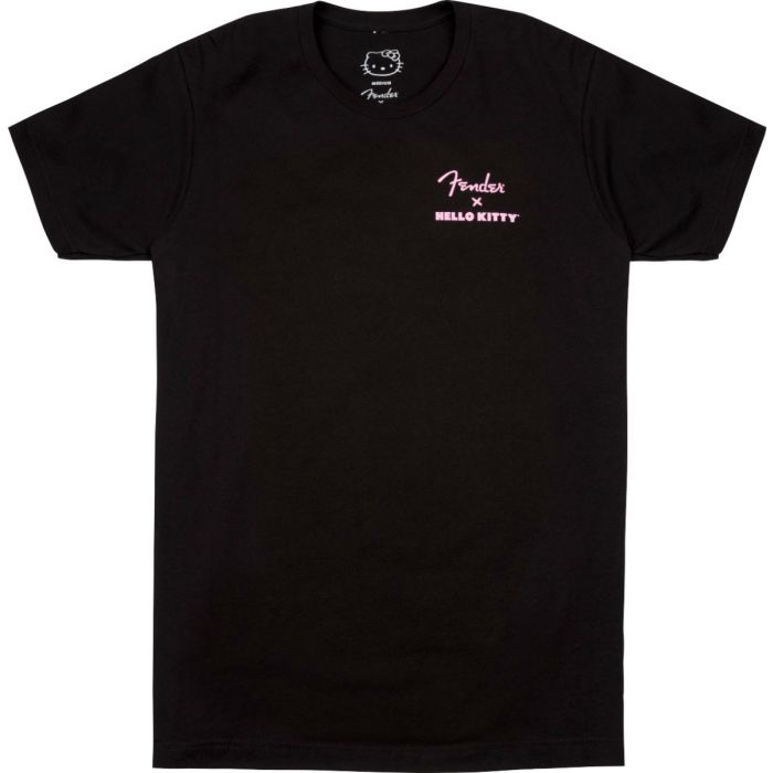 Fender X Hello Kitty Official Back Logo Tee/T-Shirt, SMALL (S)