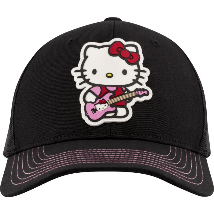 Fender X Hello Kitty Official Logo Patch Hat, Black, One Size Fits Most