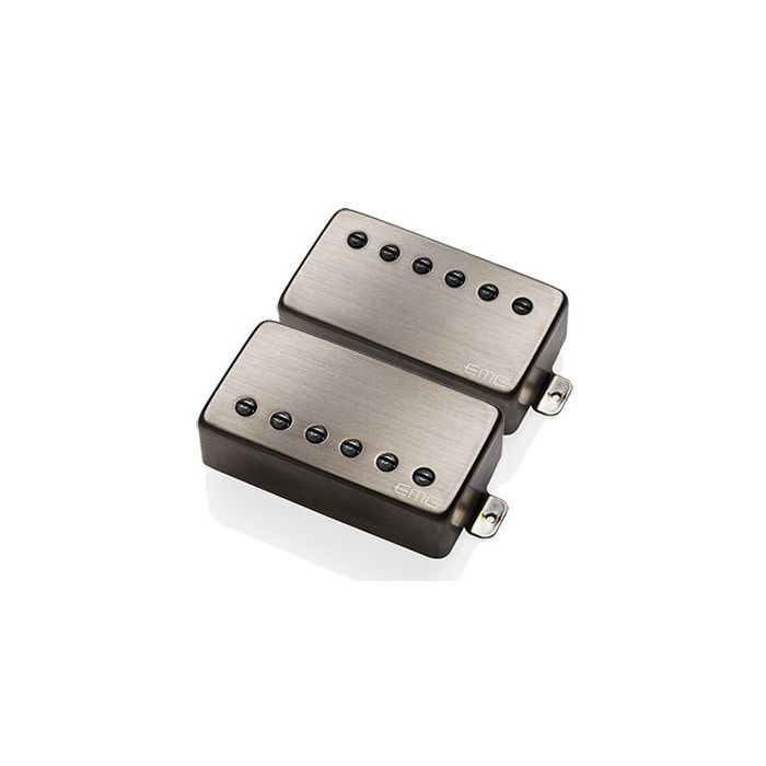 EMG REV Revelations Passive Humbucker Pickup Set - BRUSHED BLACK CHROME