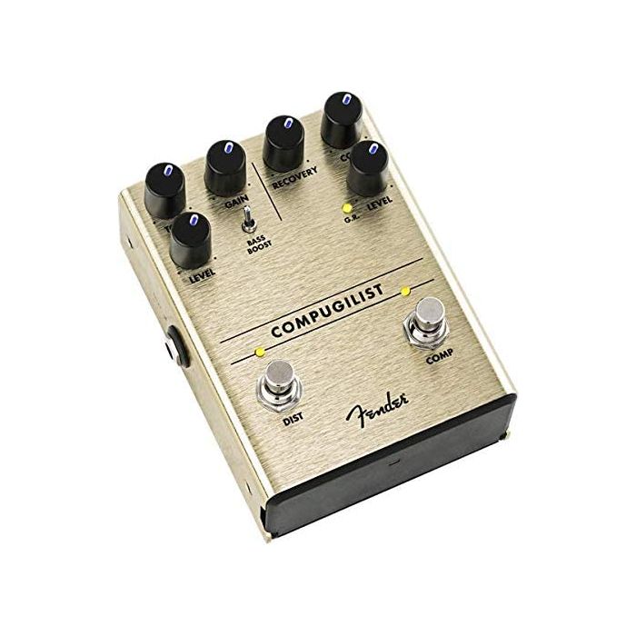 Fender Compugilist Compressor/Distortion Analog Guitar Effects Stomp Box Pedal