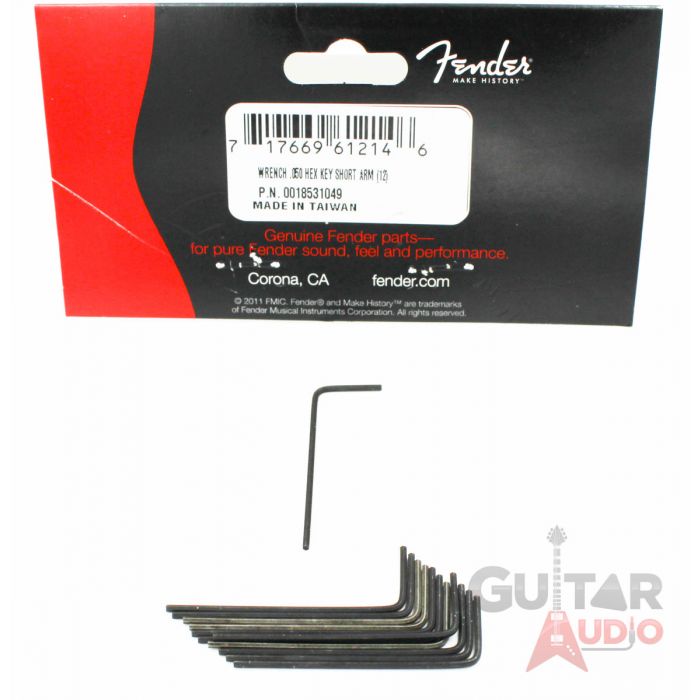 Set of 12 Genuine Fender Saddle Height Adjustment Wrench (.50 HEX) 001-8531-049