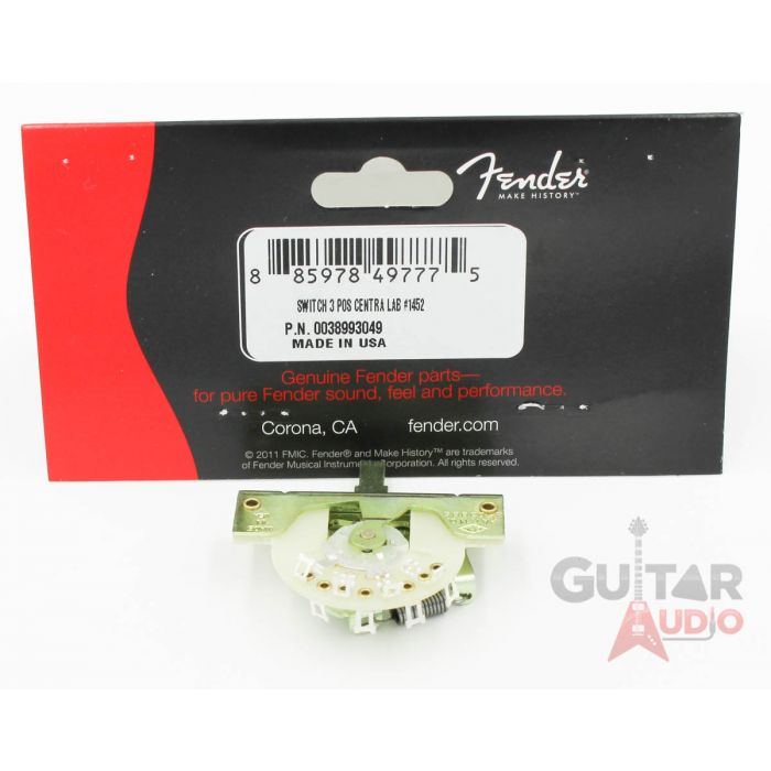 Genuine Fender Pure Vintage 3-Way Centra Lab Tele Pickup Selector Switch