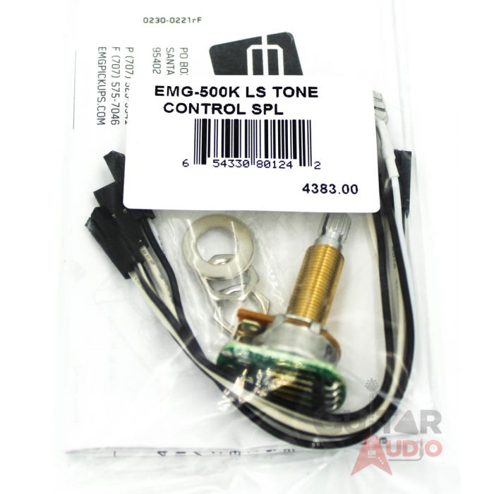 EMG 500k Long Shaft Solderless Tone Control SPLIT SHAFT Pot (4383.00)