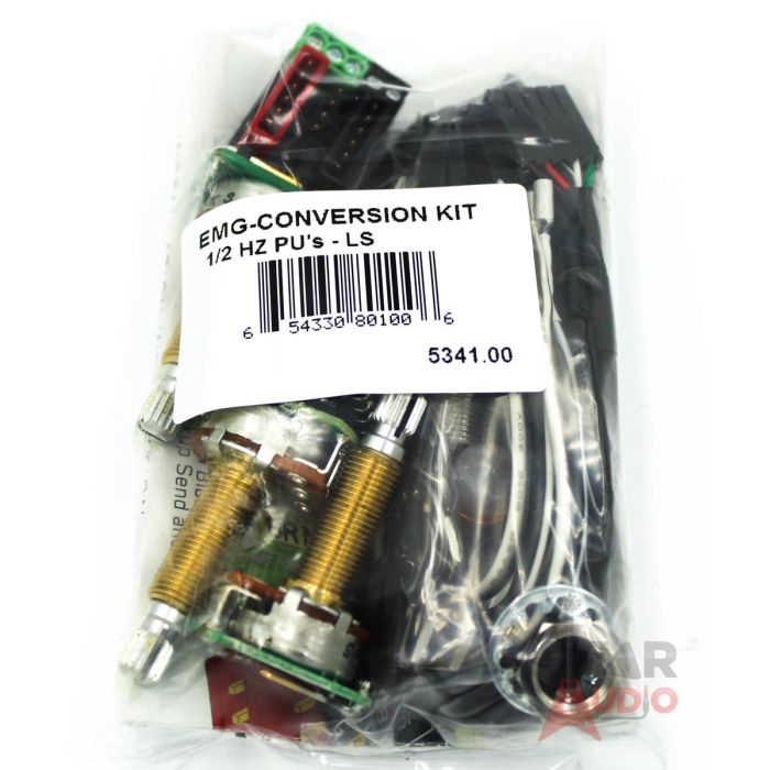 EMG 1 or 2 Pickups HZ Passive Long Shaft Conversion Wiring Kit, 1/2 HZ PU's(5341.00)