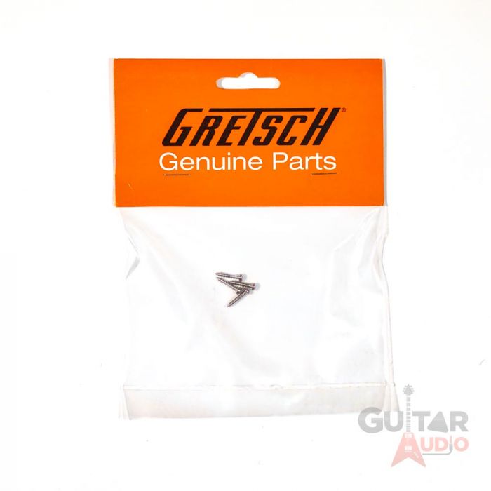 Genuine Gretsch Pickup Mounting Screws, DynaSonic Pickups, Chrome, 4-Pack