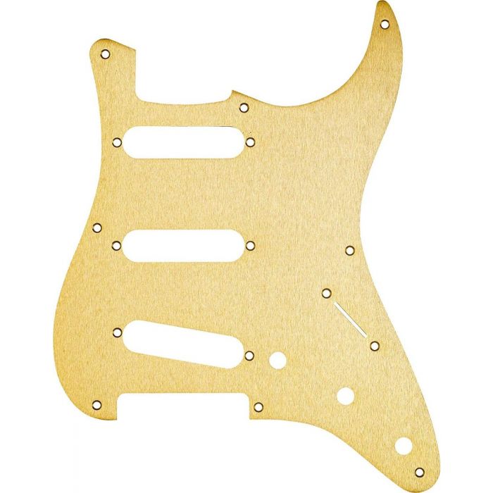 Genuine Fender '57 Pickguard, Strat/Stratocaster, 8-Hole - Gold Anodized