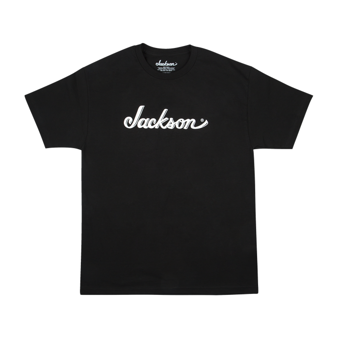 Jackson Guitars Logo Men's Tee T-Shirt, Black, LARGE (L)