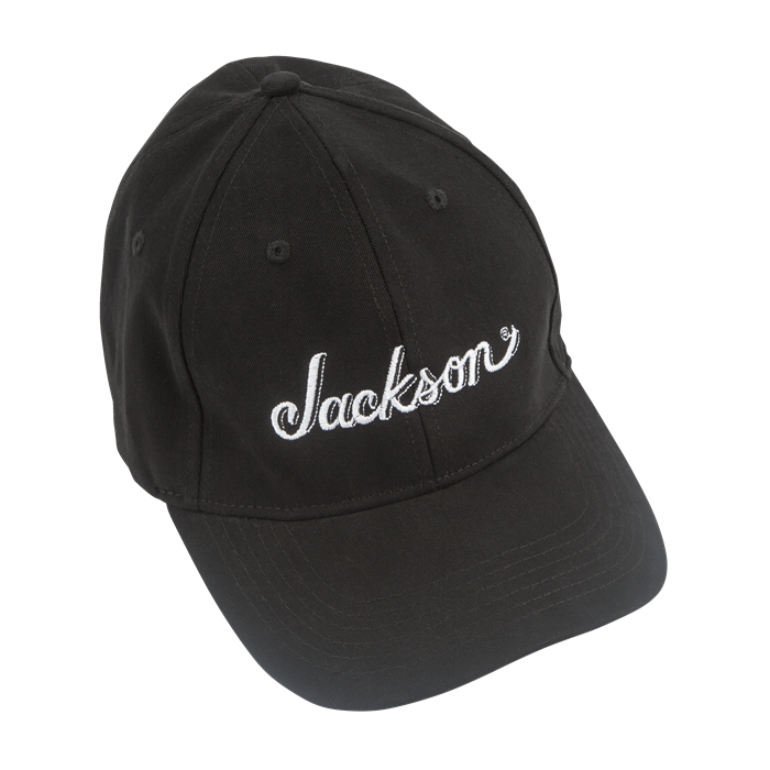 Jackson Guitars Logo Flexfit Fitted Hat, Black, L/XL LARGE EXTRA LARGE