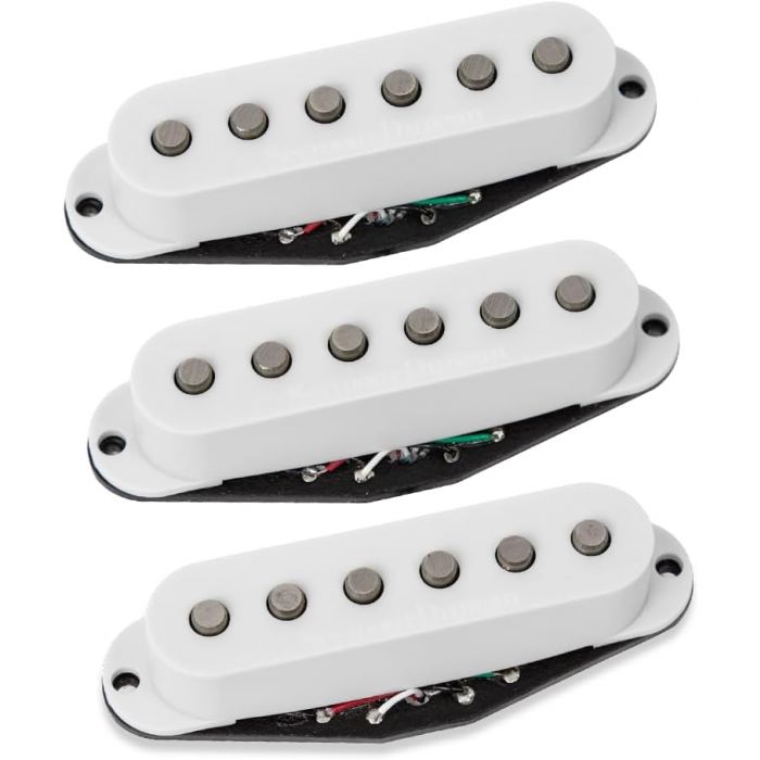 Seymour Duncan Hot Chicken Strat/Stratocaster Complete Pickup Set, WHITE