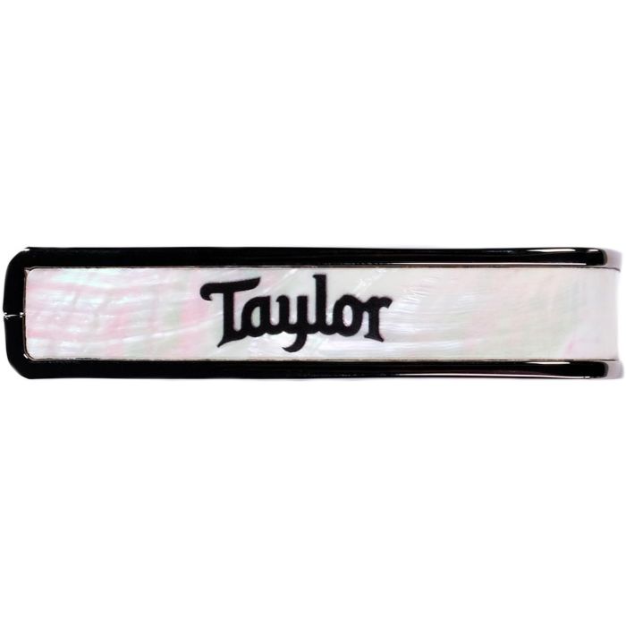 Thalia X Taylor Guitars White Pearl Logo Capo, Black Chrome