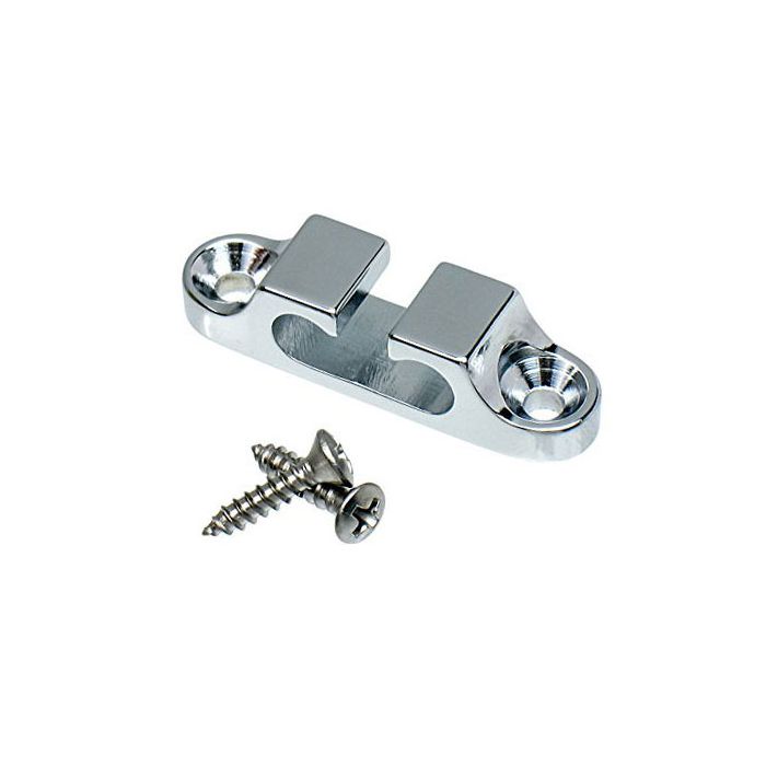 Hipshot 405100C 2-String Retainer/String Guide for Bass - CHROME with Screws