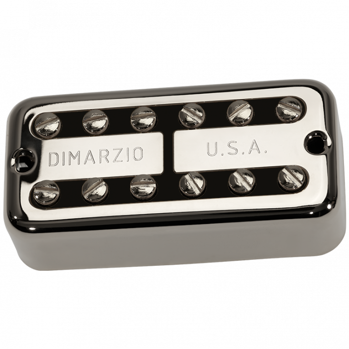 DiMarzio PAF'Tron Filter'Tron NECK Pickup - Nickel Cover with Black Insert