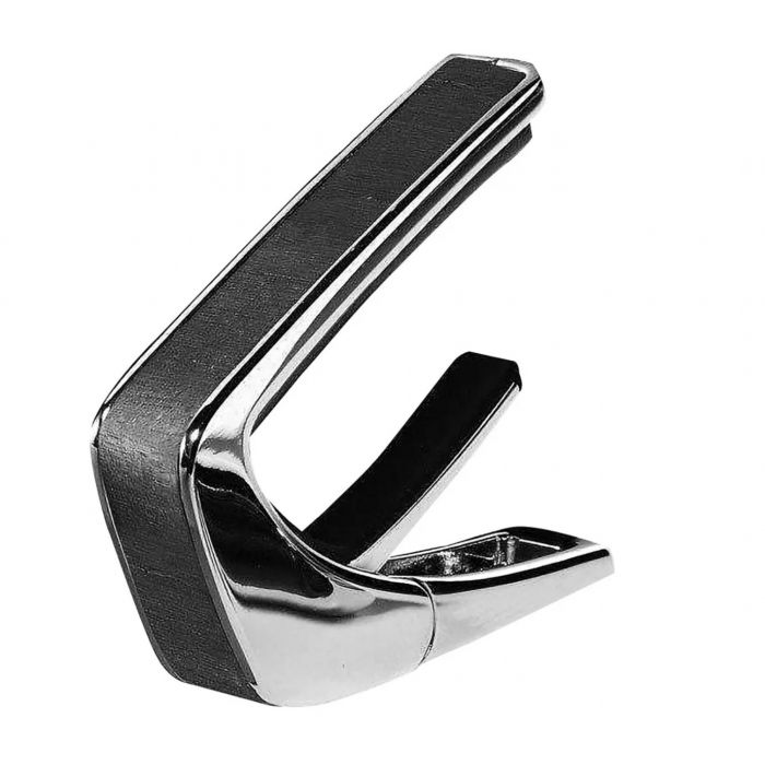 Thalia Shell Collection Guitar Capo - Ebony Inked Inlay, Chrome