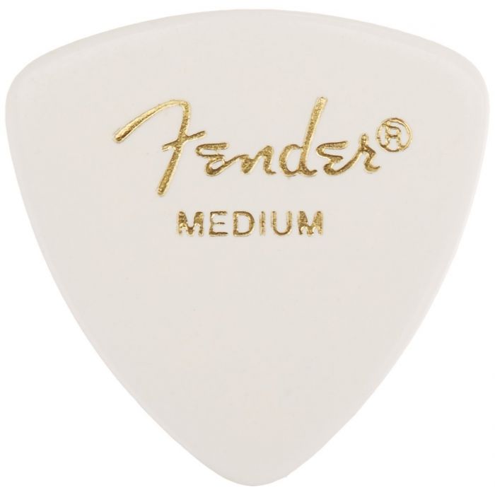 Fender 346 Classic Celluloid Guitar Picks - WHITE - MEDIUM - 12-Pack (1 Dozen)