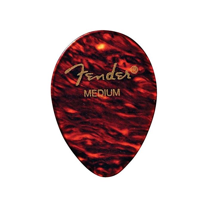 Fender 354 Classic Celluloid Guitar Picks - SHELL, MEDIUM - 12-Pack (1 Dozen)