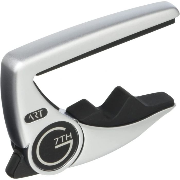 G7th Performance 3 Guitar Capo with ART, Steel String, SILVER