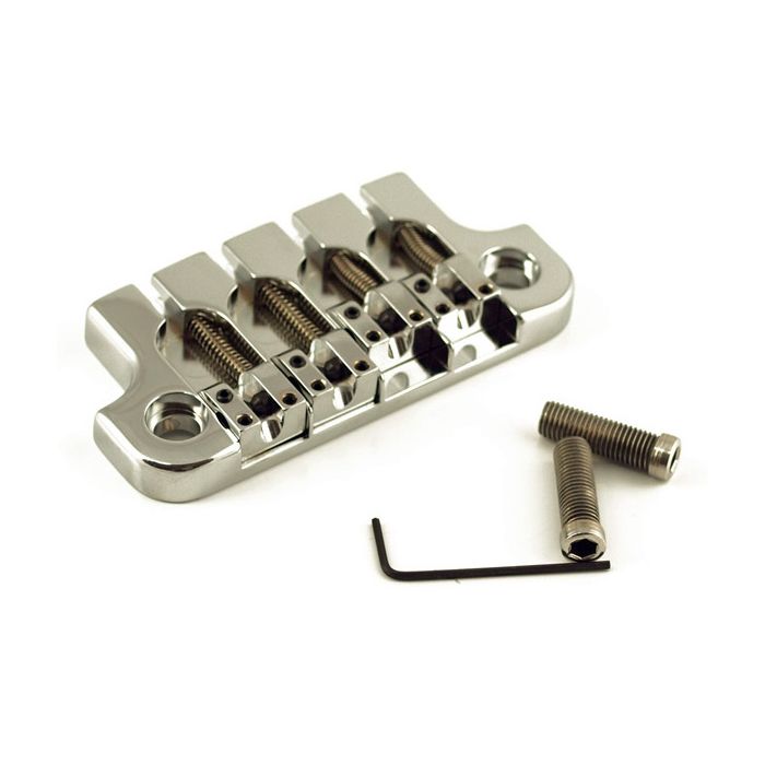 Hipshot SuperTone 2-Point Replacement Bridge for 4-String Gibson Bass - CHROME