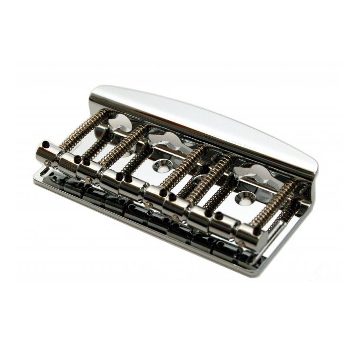 Hipshot 5-String Vintage Bass Bridge .750 Spacing - STAINLESS STEEL CHROME