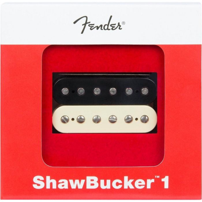 Genuine Fender ShawBucker 1 Humbucking Guitar Pickup - ZEBRA, Bridge or Neck