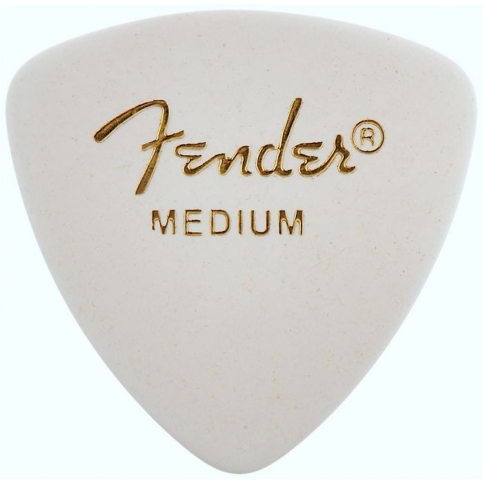 Fender 346 Classic Celluloid Guitar Picks - WHITE - MEDIUM - 72-Pack (1/2 Gross)