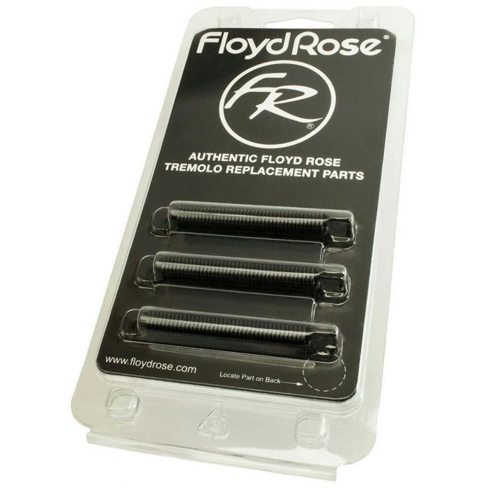 Genuine Floyd Rose FRTSNBK Noiseless Guitar Tremolo Springs - BLACK, Set of 3