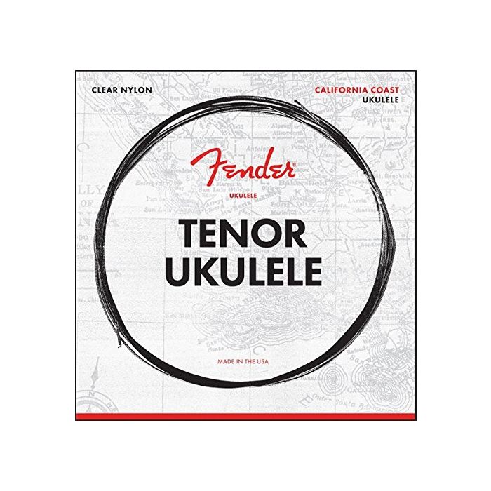 Fender 90T California Coast Clear Nylon 4-String Tenor Ukulele Strings