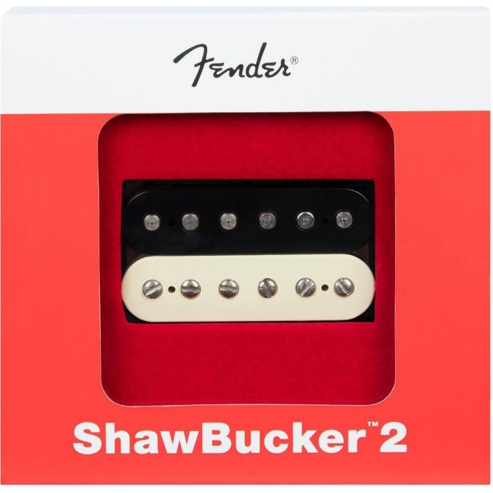 Genuine Fender ShawBucker 2 Humbucking Guitar Pickup - ZEBRA, Bridge or Neck