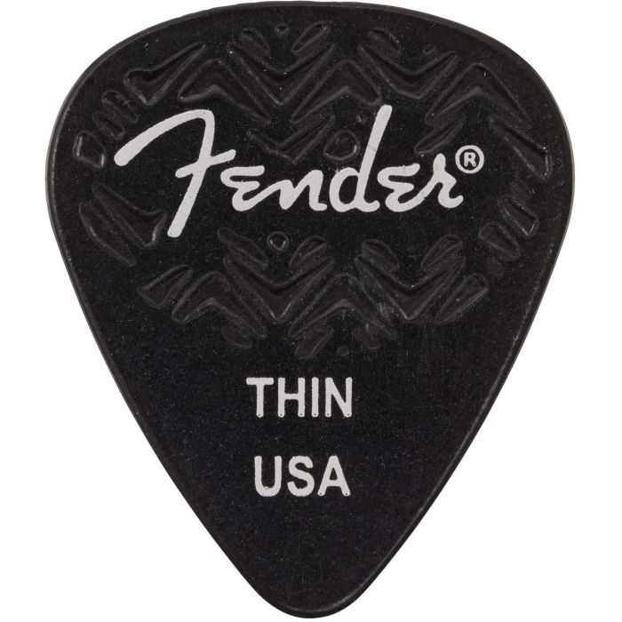 Genuine Fender Wavelength 351 Guitar Picks (6 Pack) THIN, BLACK