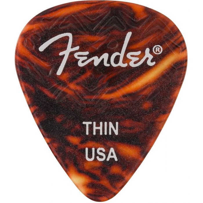 Genuine Fender Wavelength 351 Guitar Picks (6 Pack) THIN, SHELL