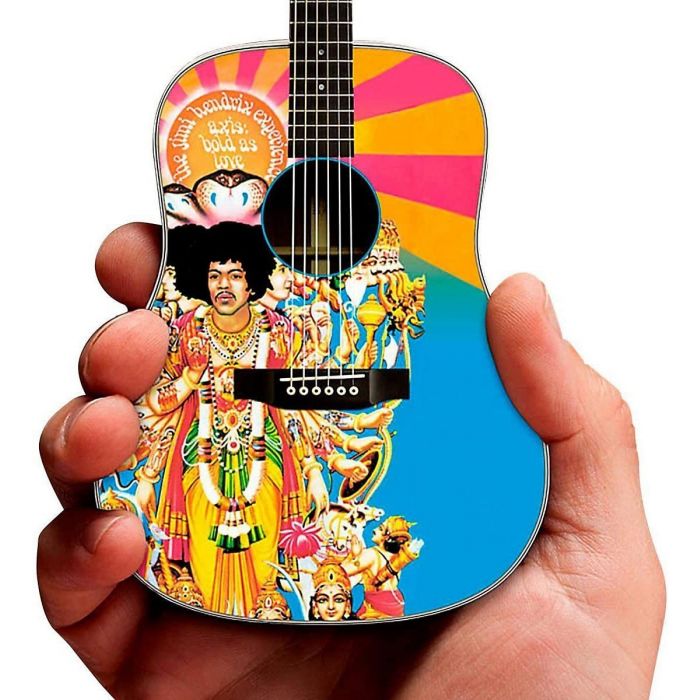 AXE HEAVEN Official Jimi Hendrix AXIS Bold As Love Miniature Guitar Display Gift