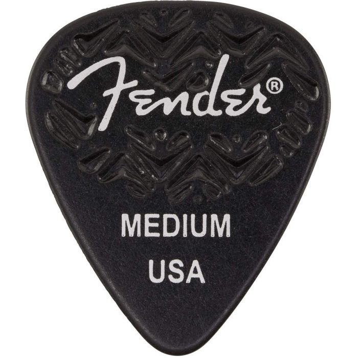 Genuine Fender Wavelength 351 Guitar Picks (6 Pack) MEDIUM, BLACK